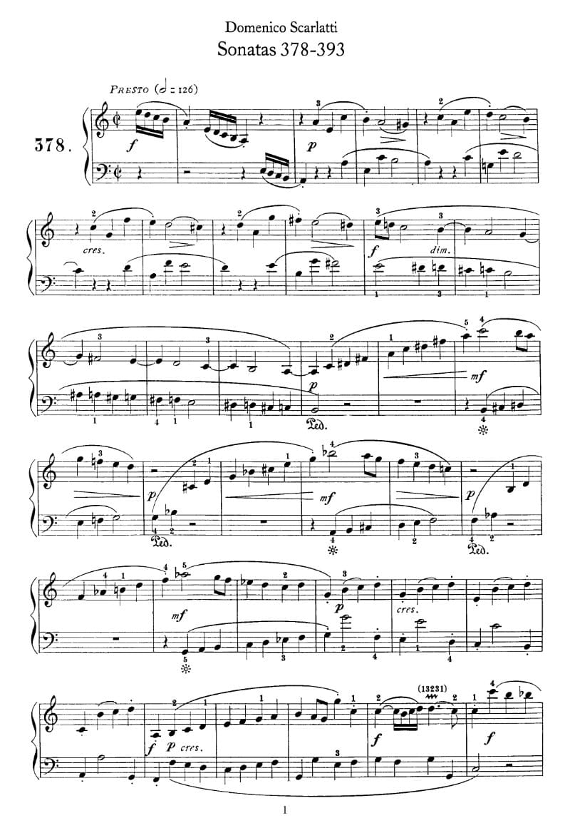 Preview of Sonata in A Minor