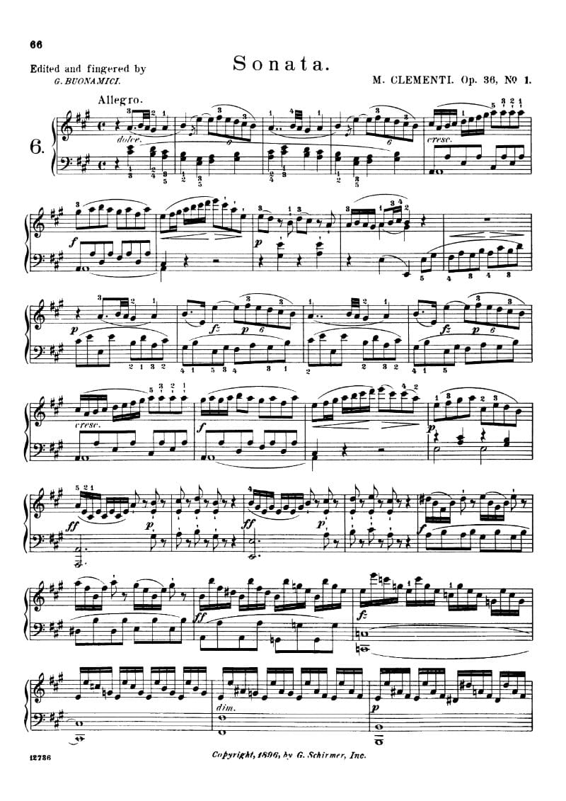 Preview of Sonata in A Major