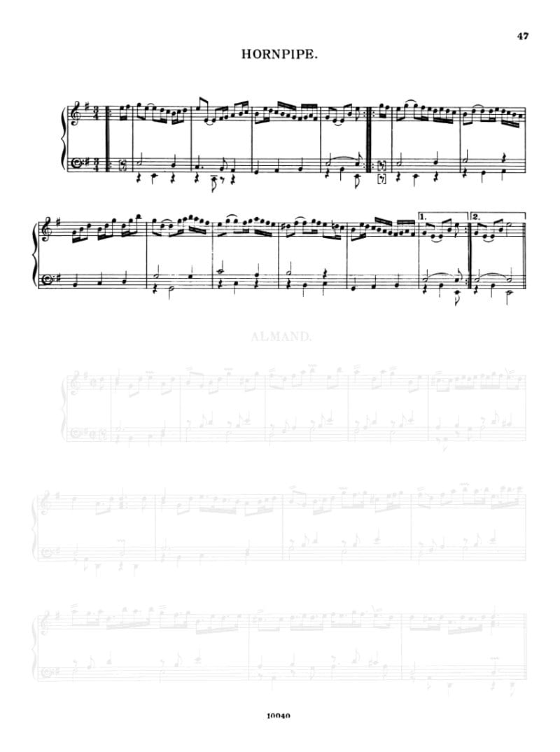 Preview of Hornpipe in E minor