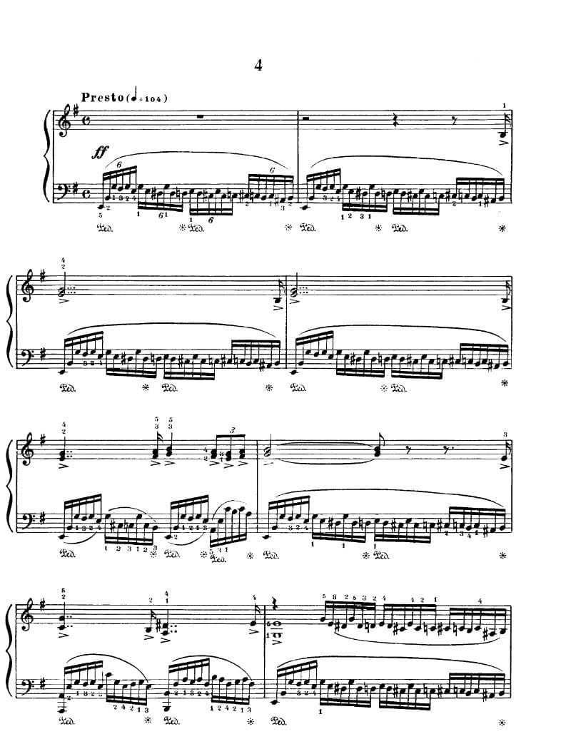 Preview of Moment Musical in E Minor