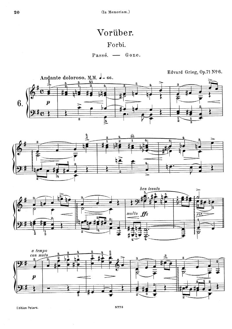 Preview of Lyric Pieces: Gone