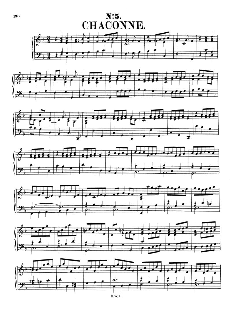 Preview of Chaconne in F major