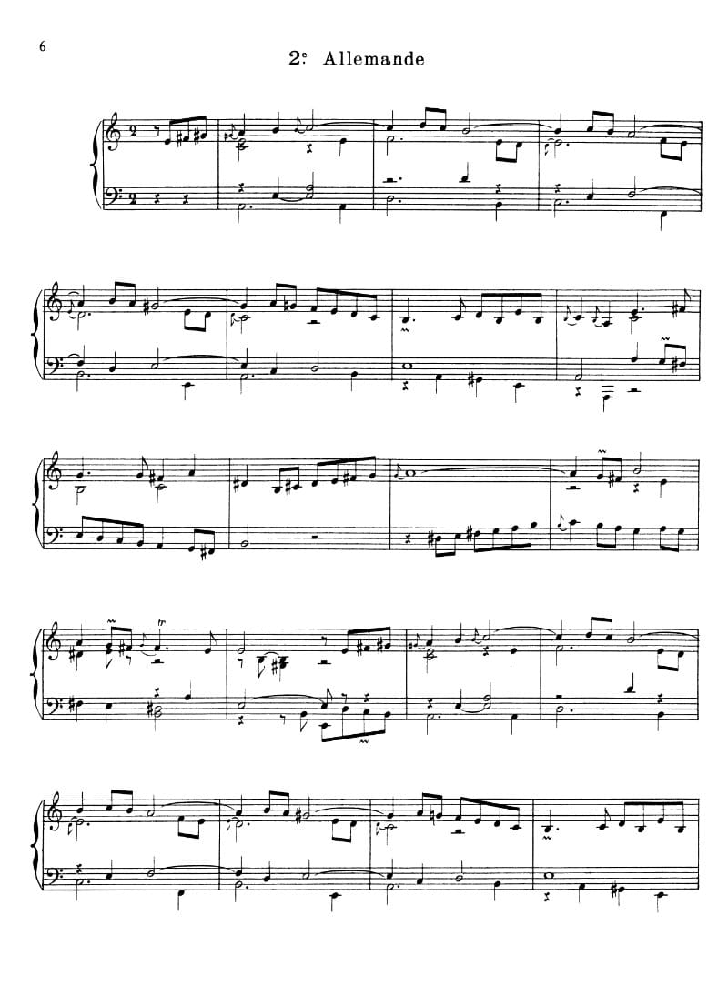 Preview of Première Courante in A minor