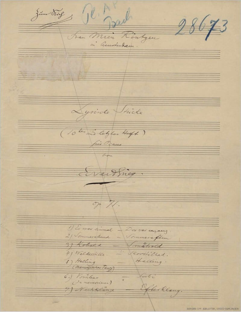 Preview of Lyric Pieces: Summer's Eve