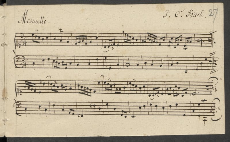 Preview of Minuet in C major
