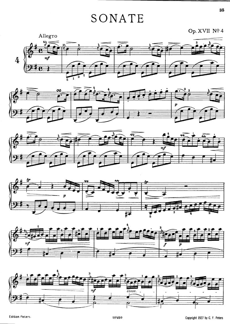 Preview of Keyboard Sonata in G major