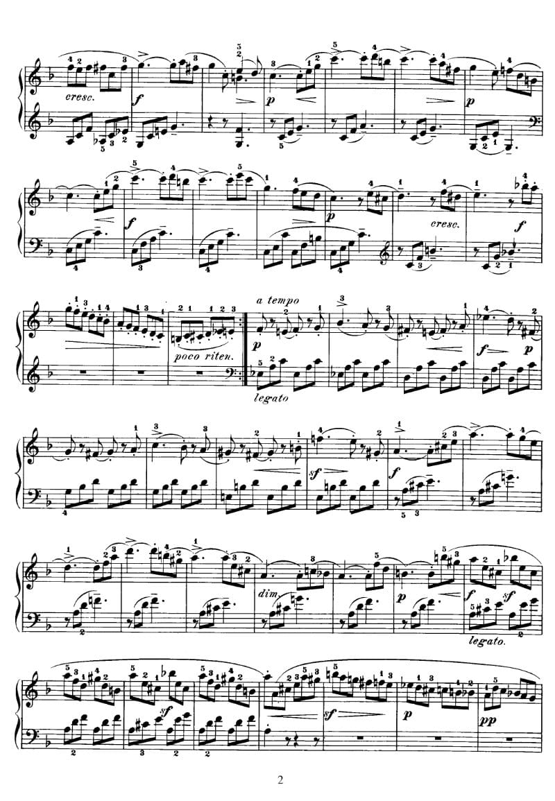 Preview of Sonatina in F Major, Op. 20 No. 3