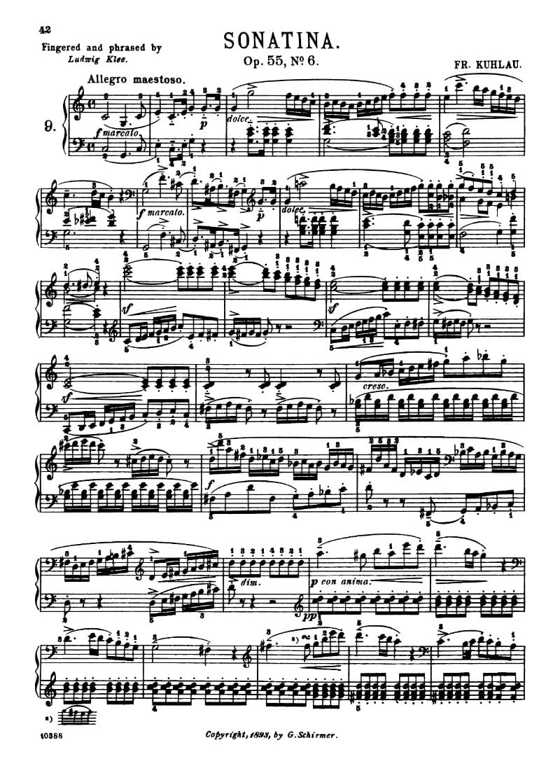 Preview of Sonatina in C major