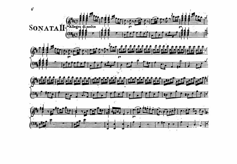 Preview of Sonata in D Major, Op. 5 No. 2
