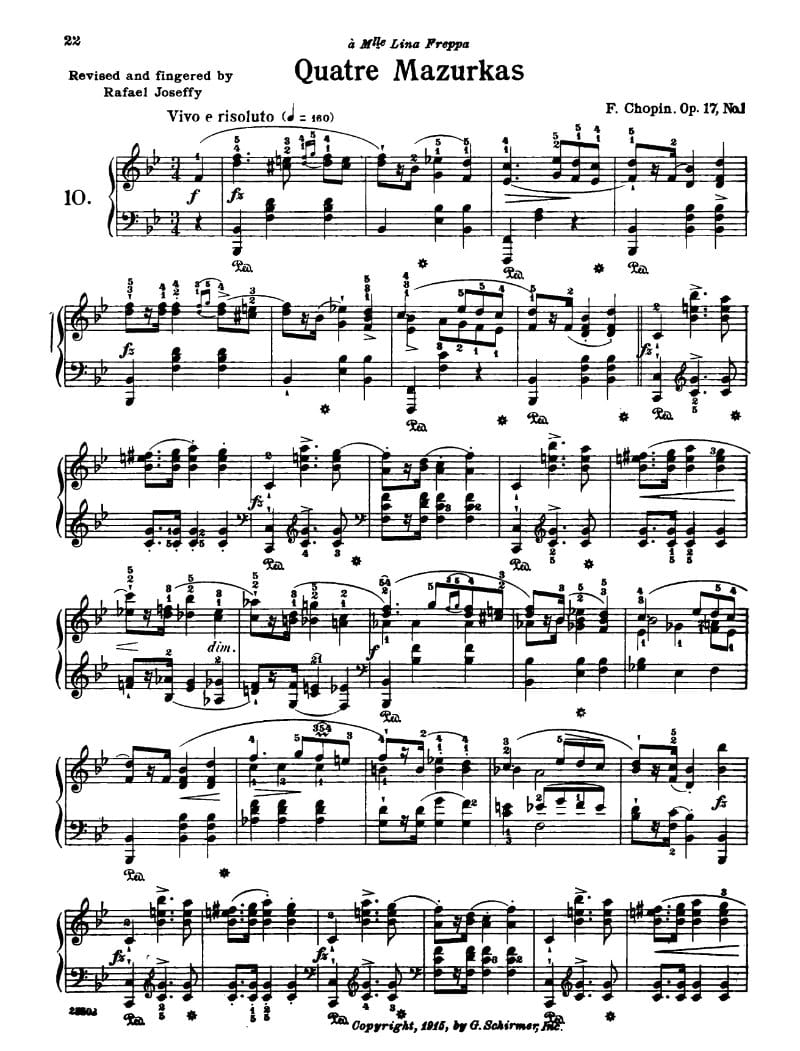 Preview of Mazurka in A Minor