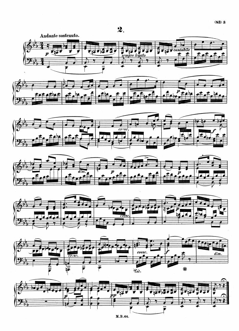Preview of Kinderstücke: No. 2 in E-flat Major