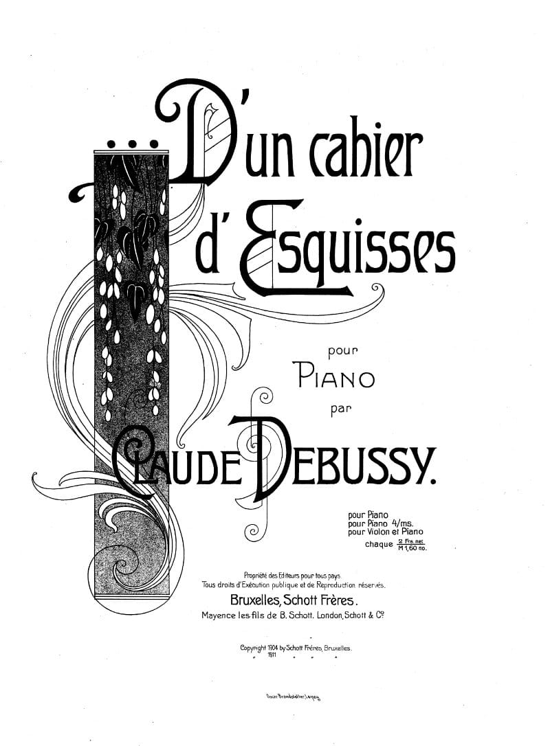 Preview of D'un cahier d'esquisses