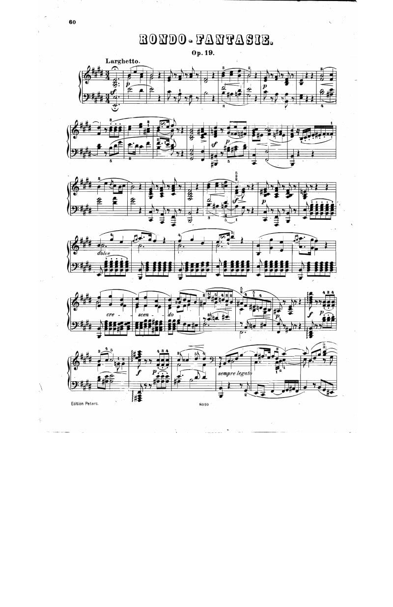 Preview of Rondo-Fantasie in E Major