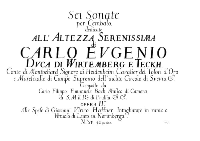 Preview of 6 Wurttemberg Sonatas, Wq. 49