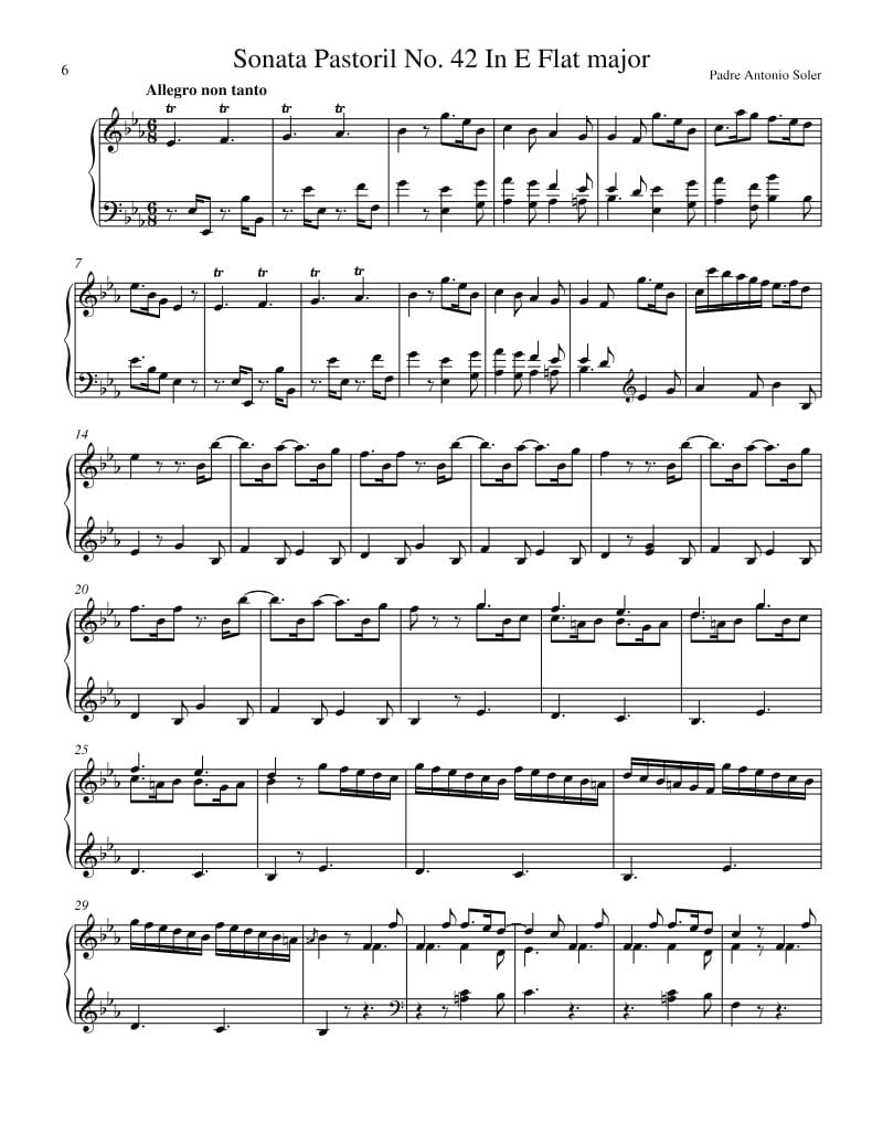 Preview of Keyboard Sonata in G minor, R. 42