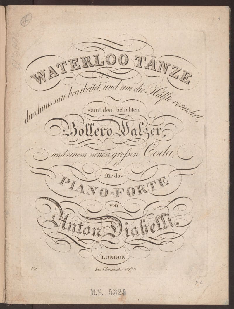 Preview of Waterloo Tänze