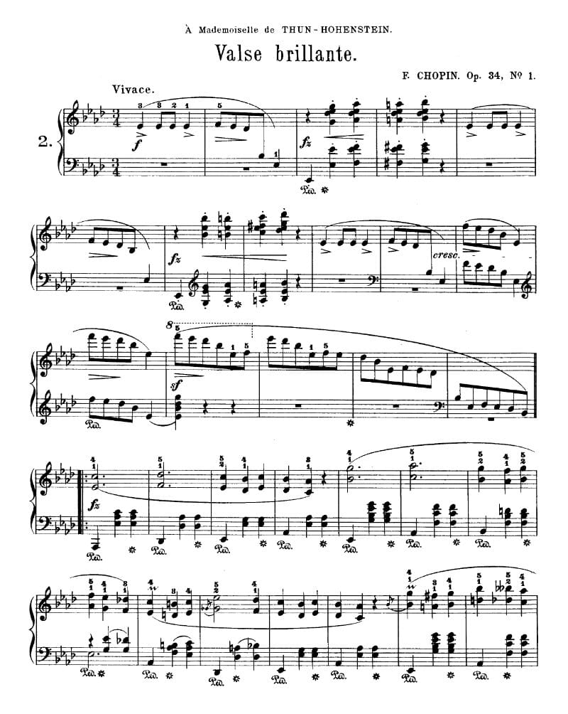 Preview of Waltz in A-flat Major (Grande valse brillante)