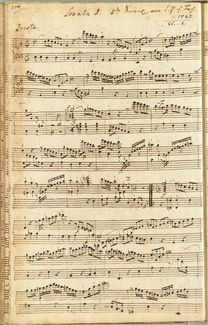 Preview of Keyboard Sonata in E minor