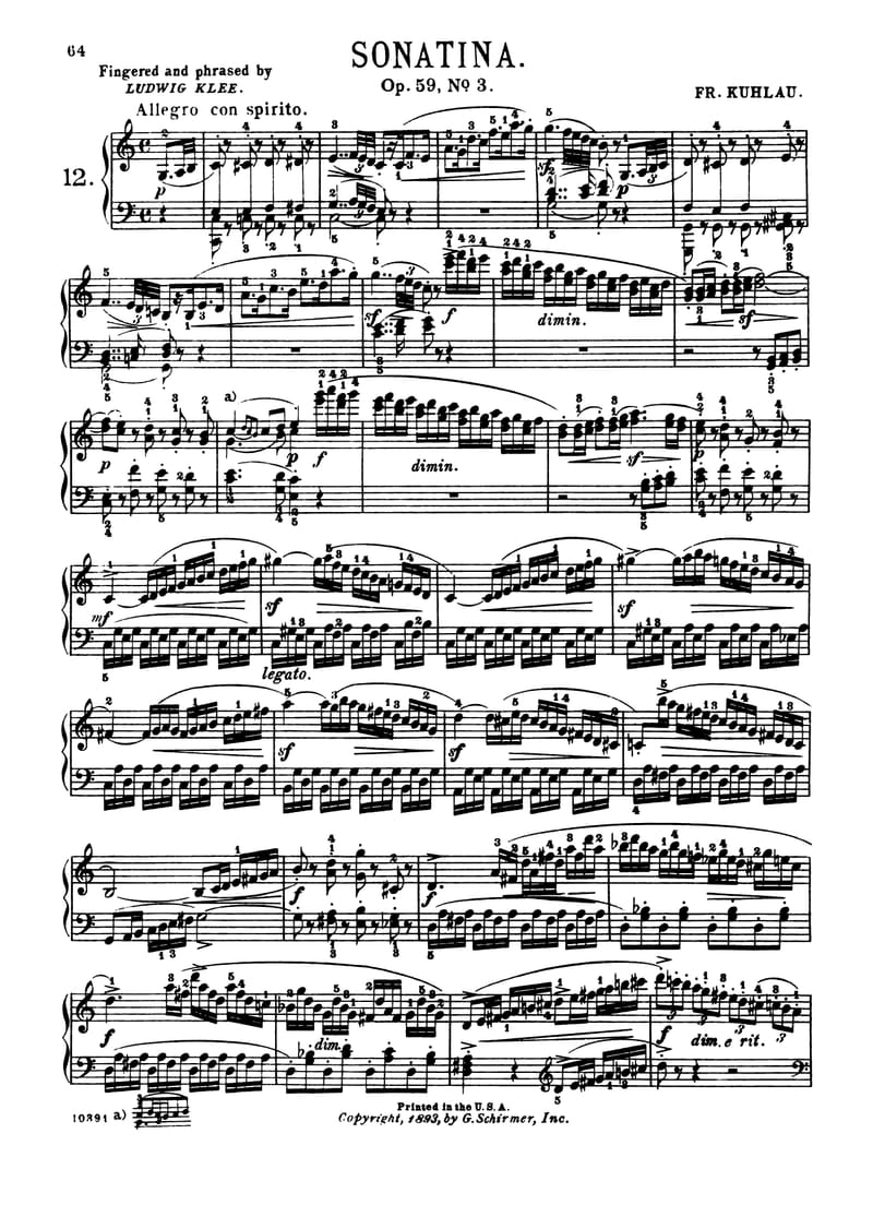 Preview of Sonatina in C Major