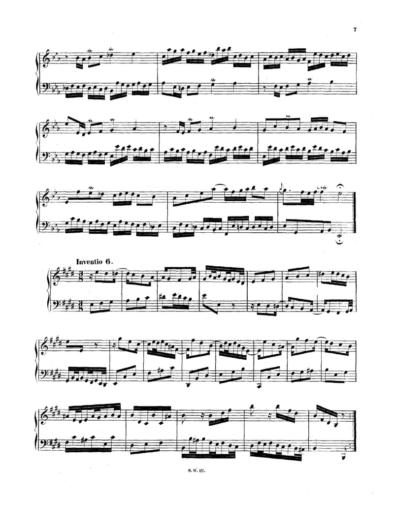 Preview of Invention No. 6 in E Major